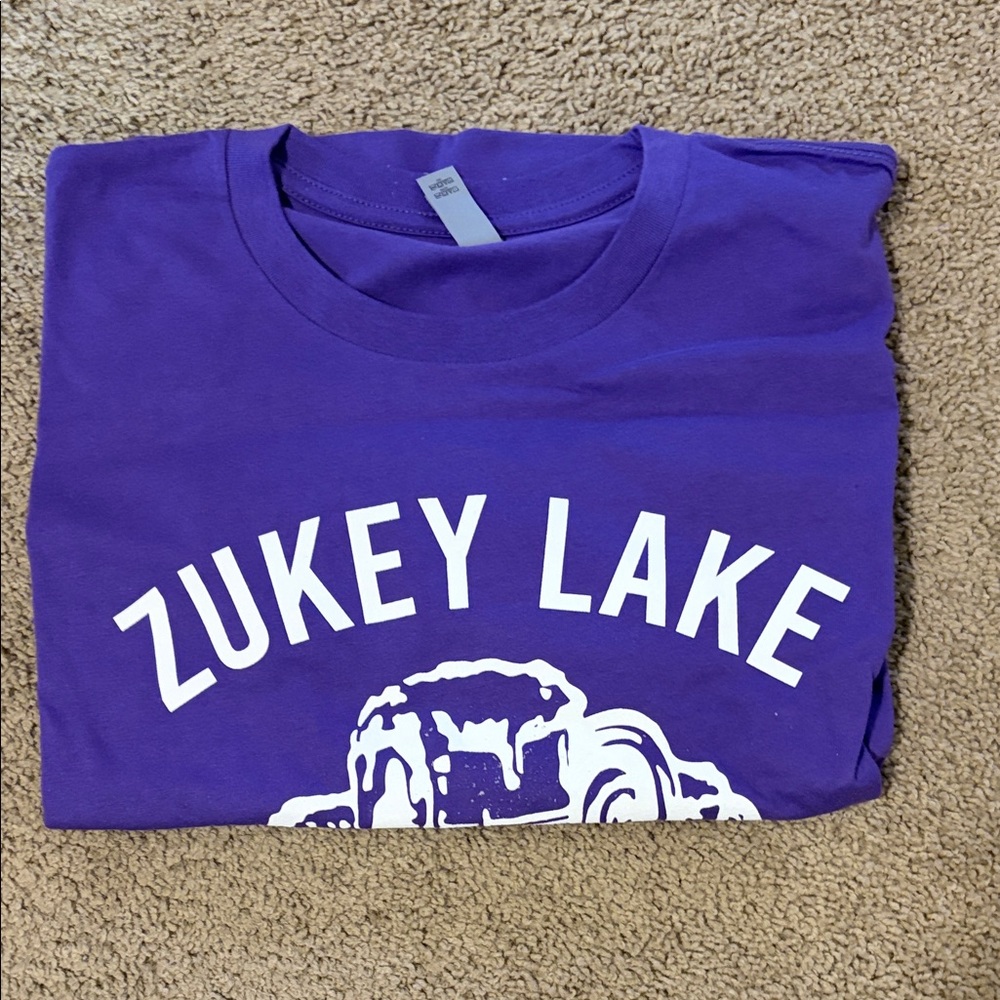 Next Level Apparel Purple Crewneck Tee